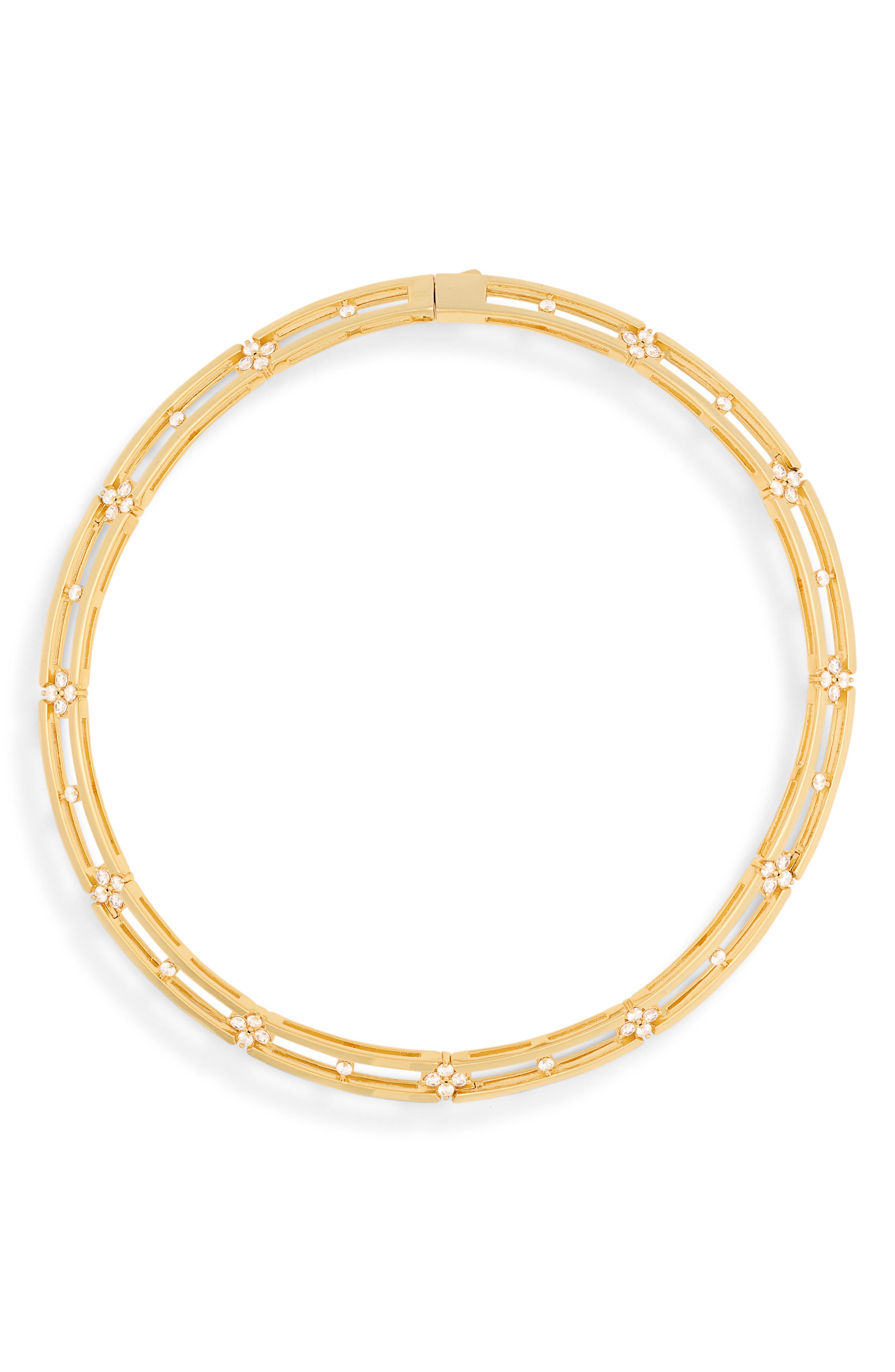 EYE CANDY LOS ANGELES Lourdes CZ Collar Necklace