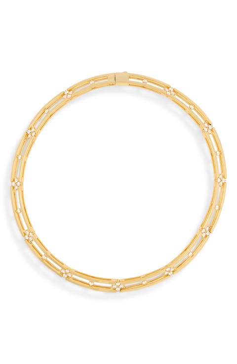 Lourdes CZ Collar Necklace