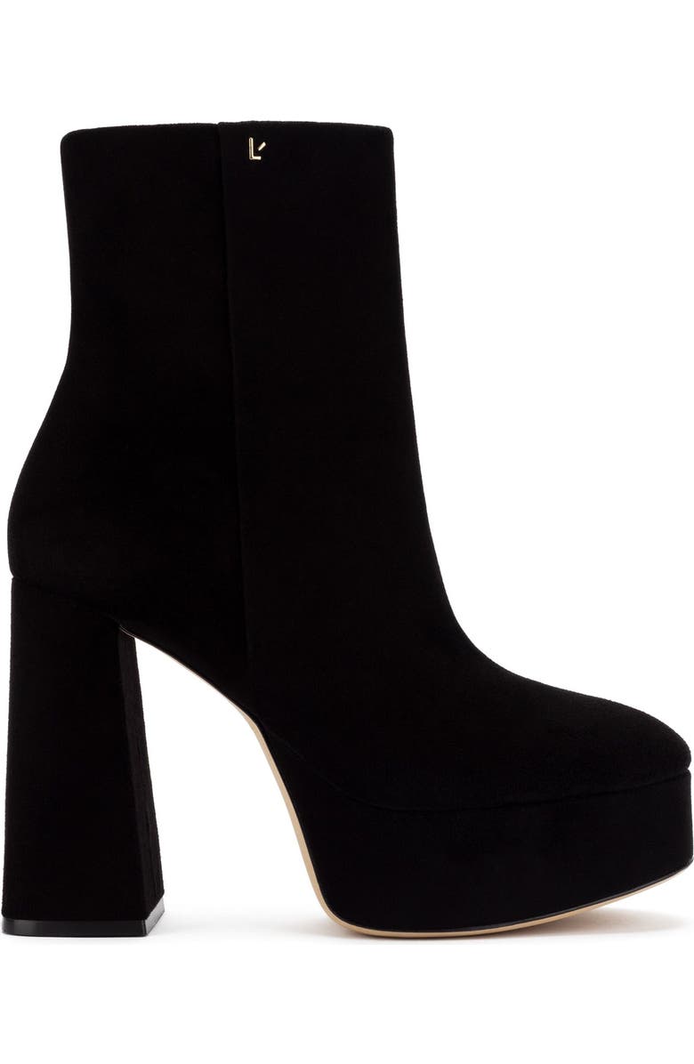 Larroudé Dolly Boot In Black Suede, Main, color,