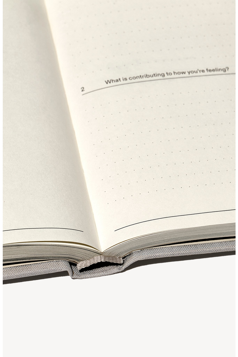 The Therapy Journal Notebook, Alternate, color, Light Gray / Beige