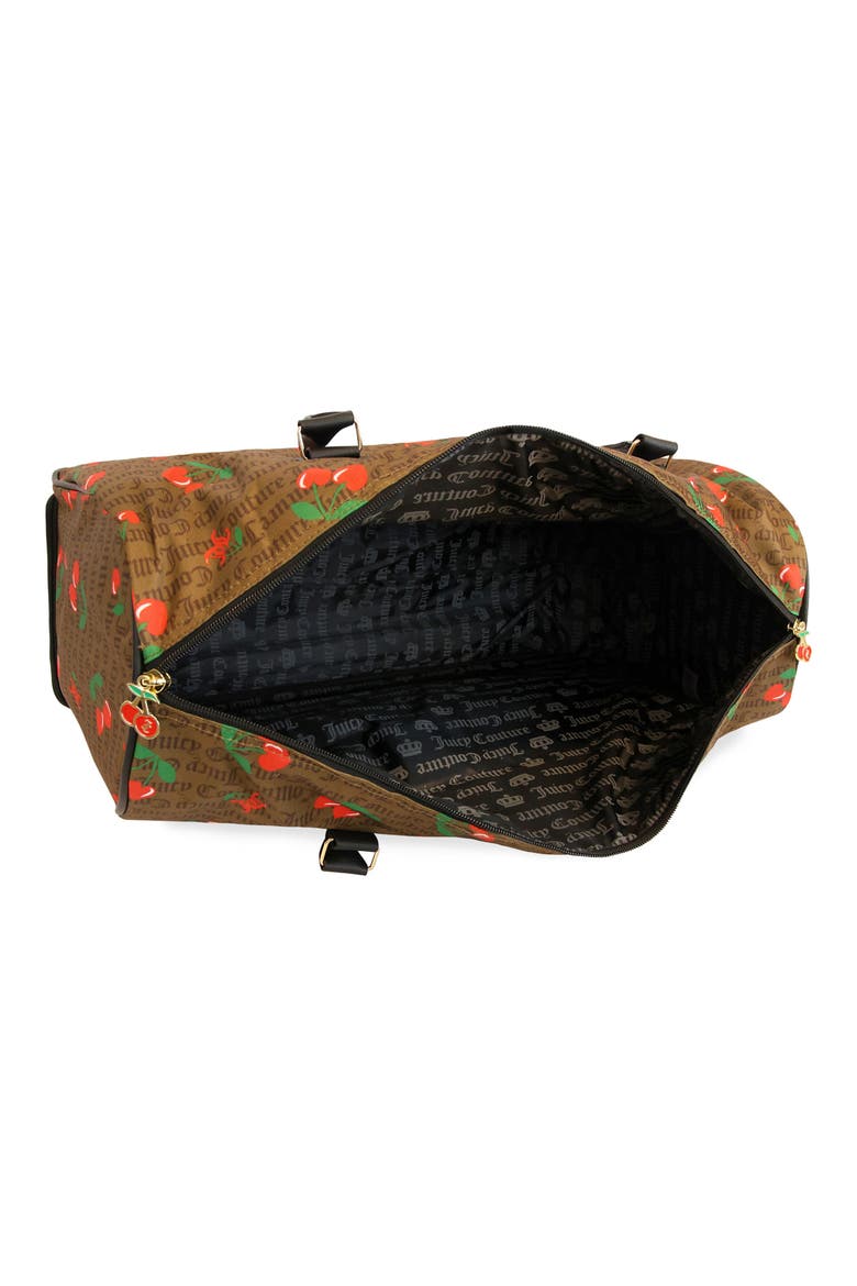 Cherry Rolling Duffle Bag, Alternate, color, JC BROWN CHERRY