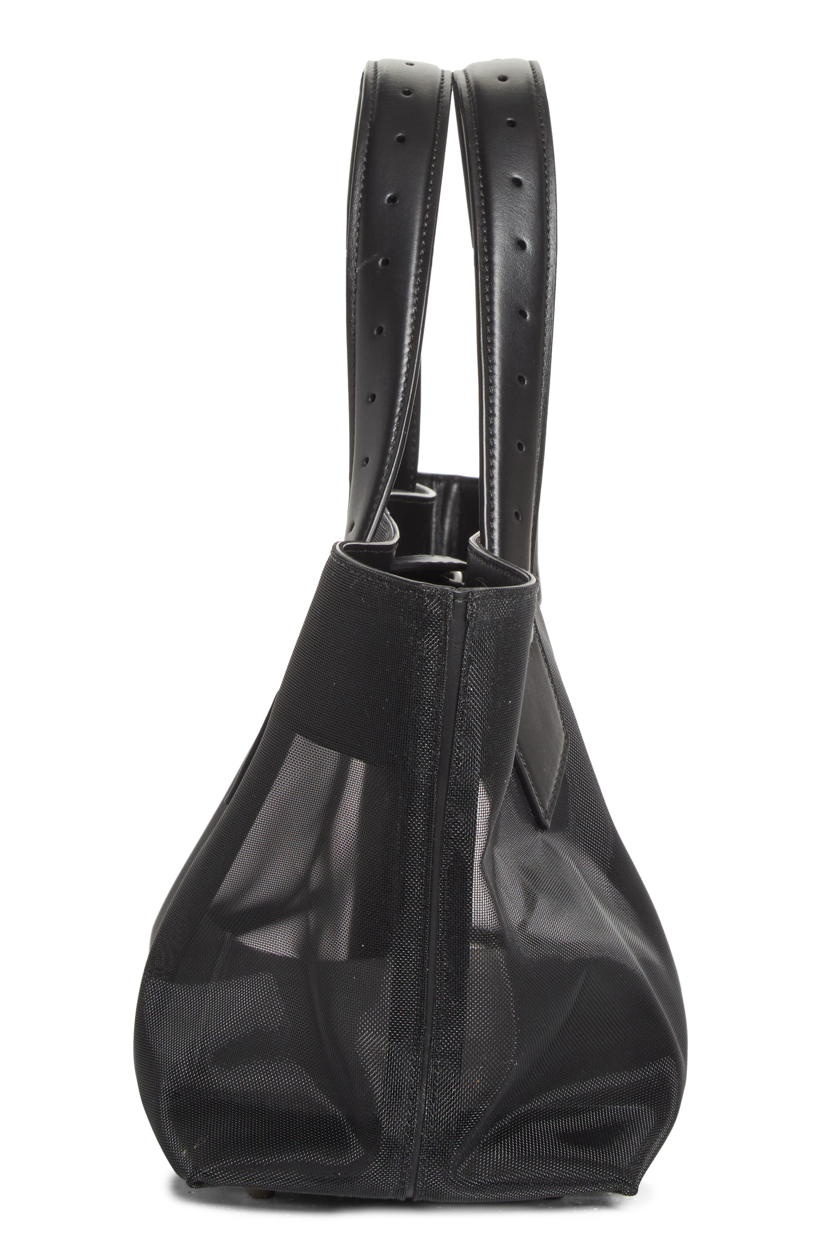 Proenza Schouler Chelsea Mesh East/West Tote, Alternate, color, Black