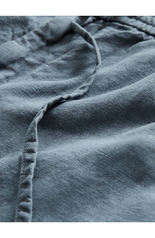 John Varvatos Daryl Drawstring Linen Blend Shorts