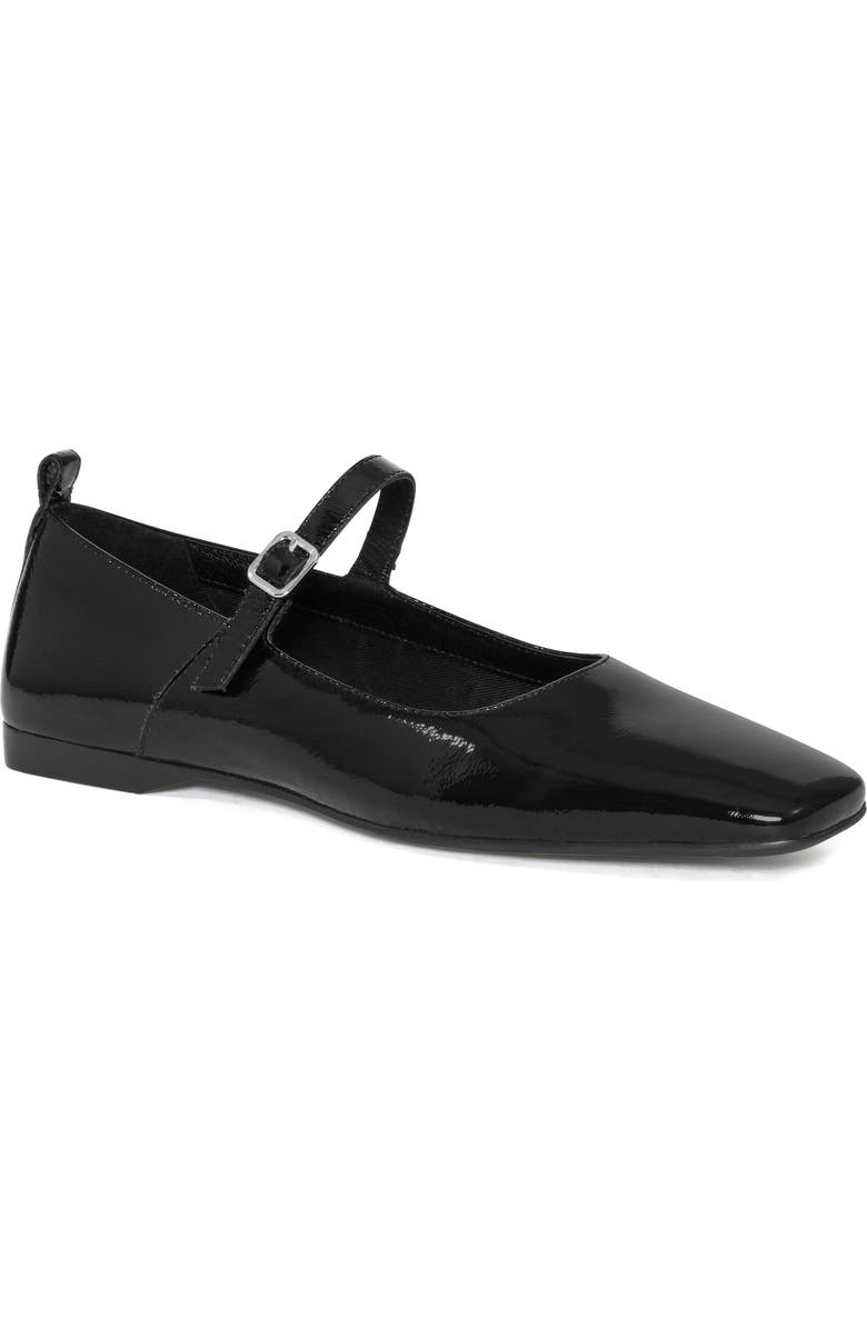 Vagabond Shoemakers Delia Mary Jane Flat, Main, color, Black Patent