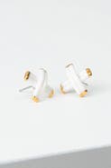 Noonday Porcelain Criss-Cross Studs