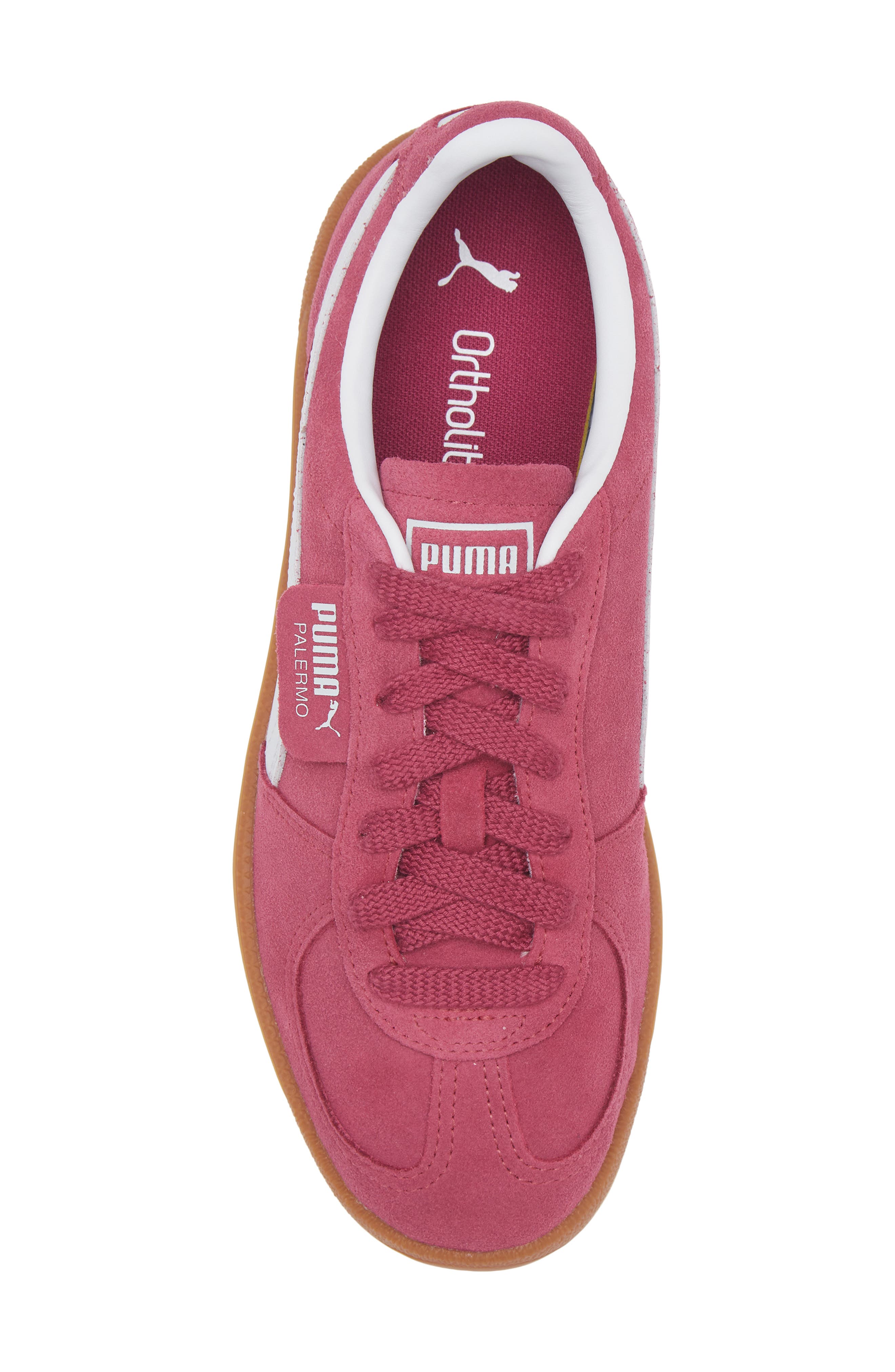 PUMA Palermo Sneaker, Alternate, color, Berry-Silver Mist