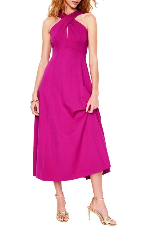 Cross Front Sleeveless Maxi Dress