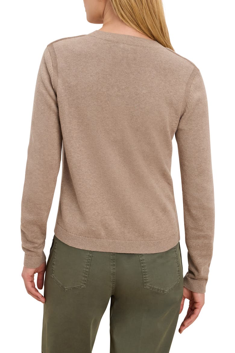 Cotton Buttoned Up Cardigan, Alternate, color, MALT