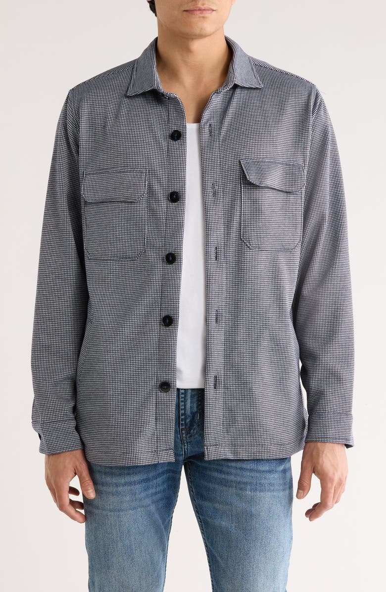 SOUL OF LONDON Shirt Jacket, Main, color, Navy/ Marine