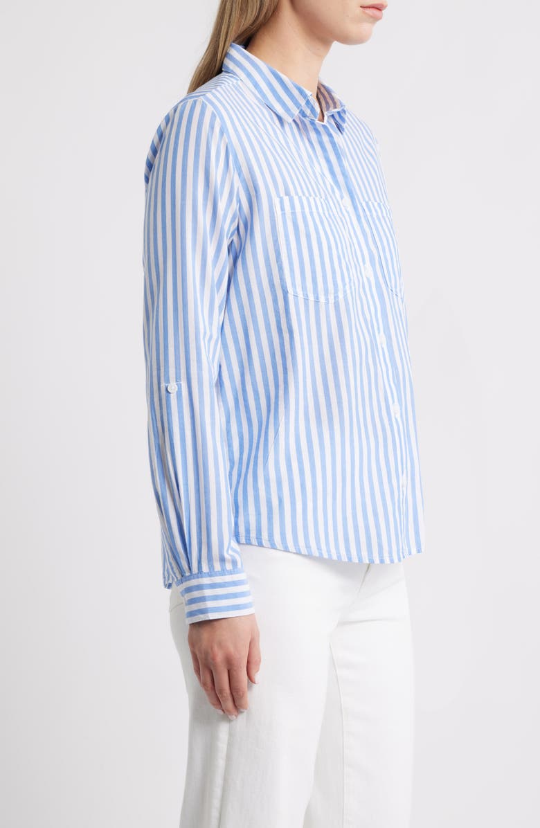 beachlunchlounge Annalisa Stripe Shirt, Alternate, color, 