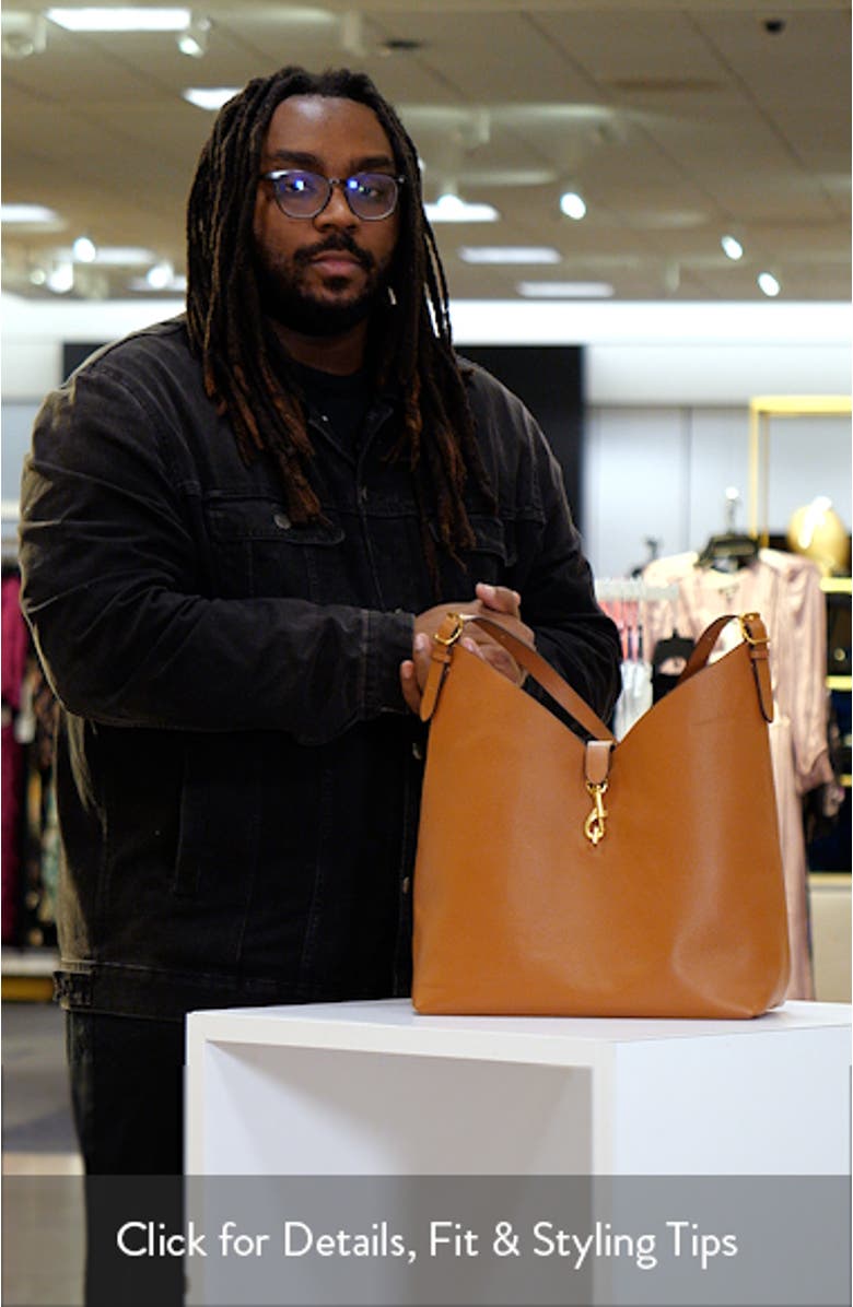 Megan Leather Hobo Bag, sales video thumbnail