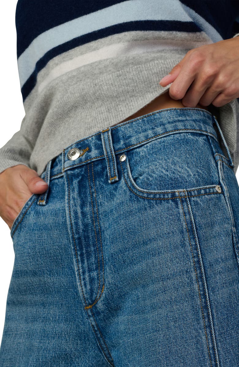 Joe's The Margot Cuffed High Waist Wide Leg Jeans, Alternate, color, 