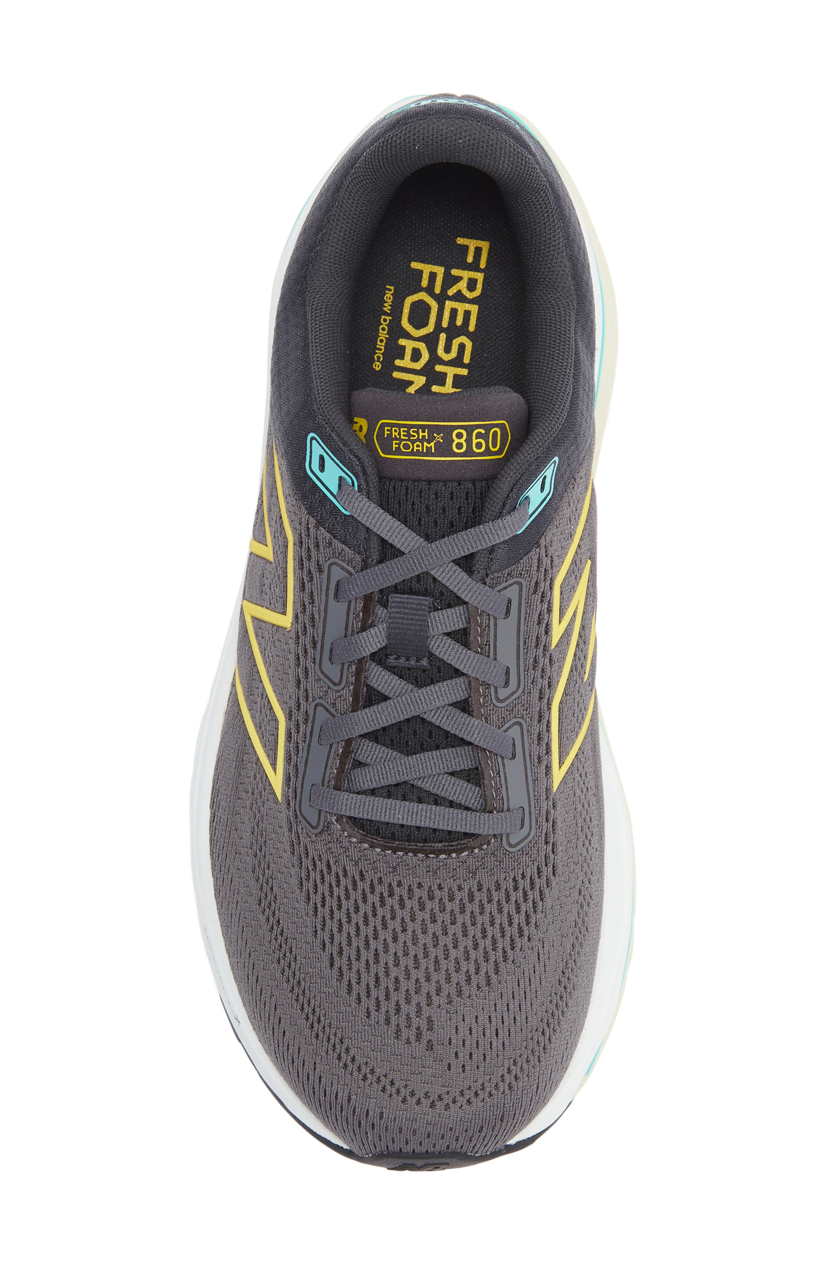 New Balance Fresh Foam X 860 Running Shoe, Alternate, color, Magnet/ Ginger Lemon