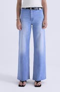 Pistola Penny Crop High Waist Wide Leg Jeans