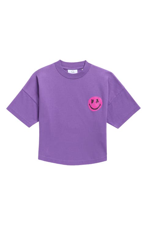 Kids' x Smiley Oversize Graphic Tee
