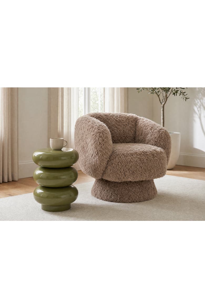 Ansel Side Table, Alternate, color, Green
