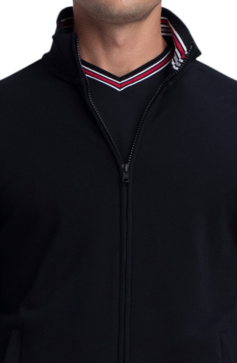 Bugatchi Comfort Cotton Mock Neck Jacket, Alternate, color, 