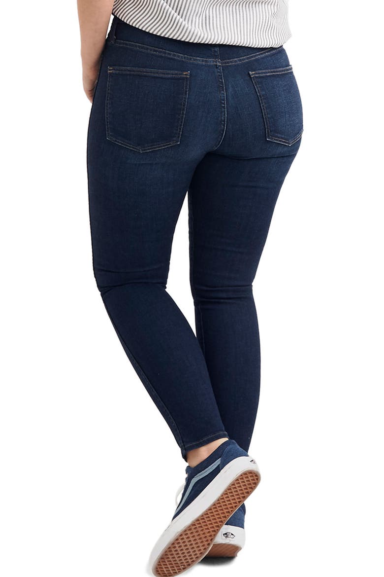 10-Inch High Rise Skinny Jeans, Alternate, color, HAYES WASH