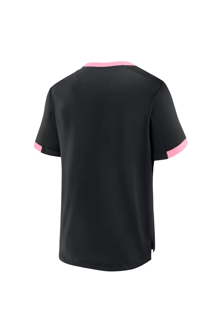 Men's Fanatics Black Inter Miami CF Stoppage Time Striker T-Shirt, Alternate, color, Black