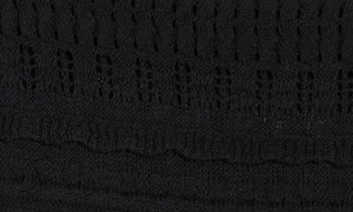 Isabel Marant Étoile Fauve-ge Open Stitch Minidress In Black
