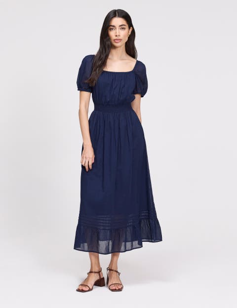 Petite Mandy Cotton Voile Midi Dress