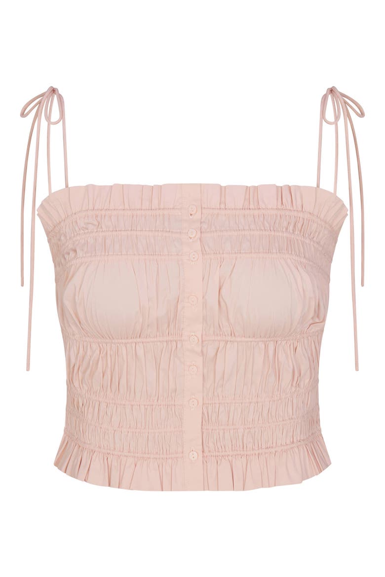 Poplin Apparel Ruffle Camisole, Alternate, color, DUSTY PINK