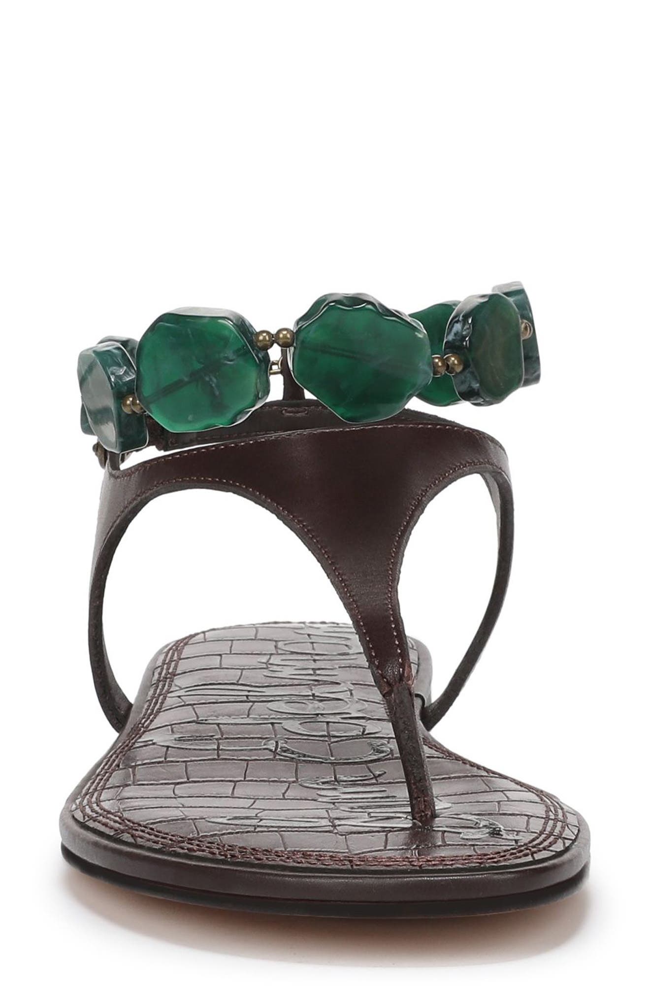 Canna Ankle Strap Sandal, Alternate, color, KERALA BROWN