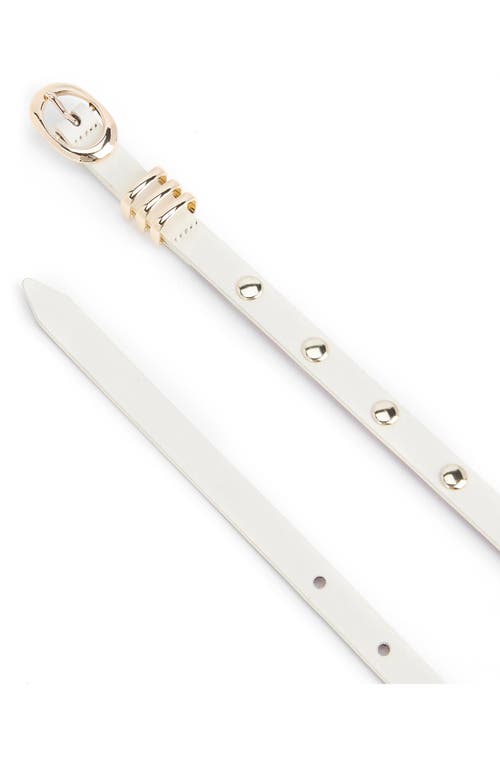 Ettika Skinny Studded Leather Belt
