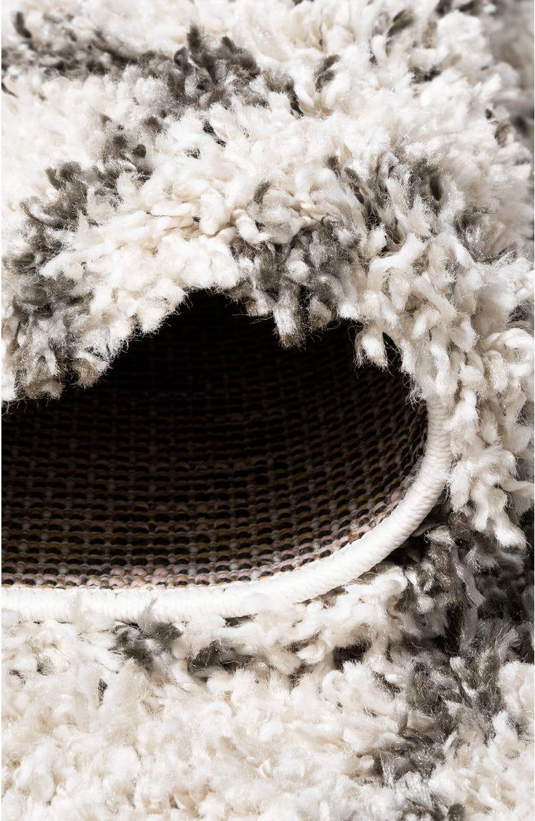 JONATHAN Y Algaida Moroccan Diamond Shag Area Rug, Alternate, color, Beige/Dark Gray