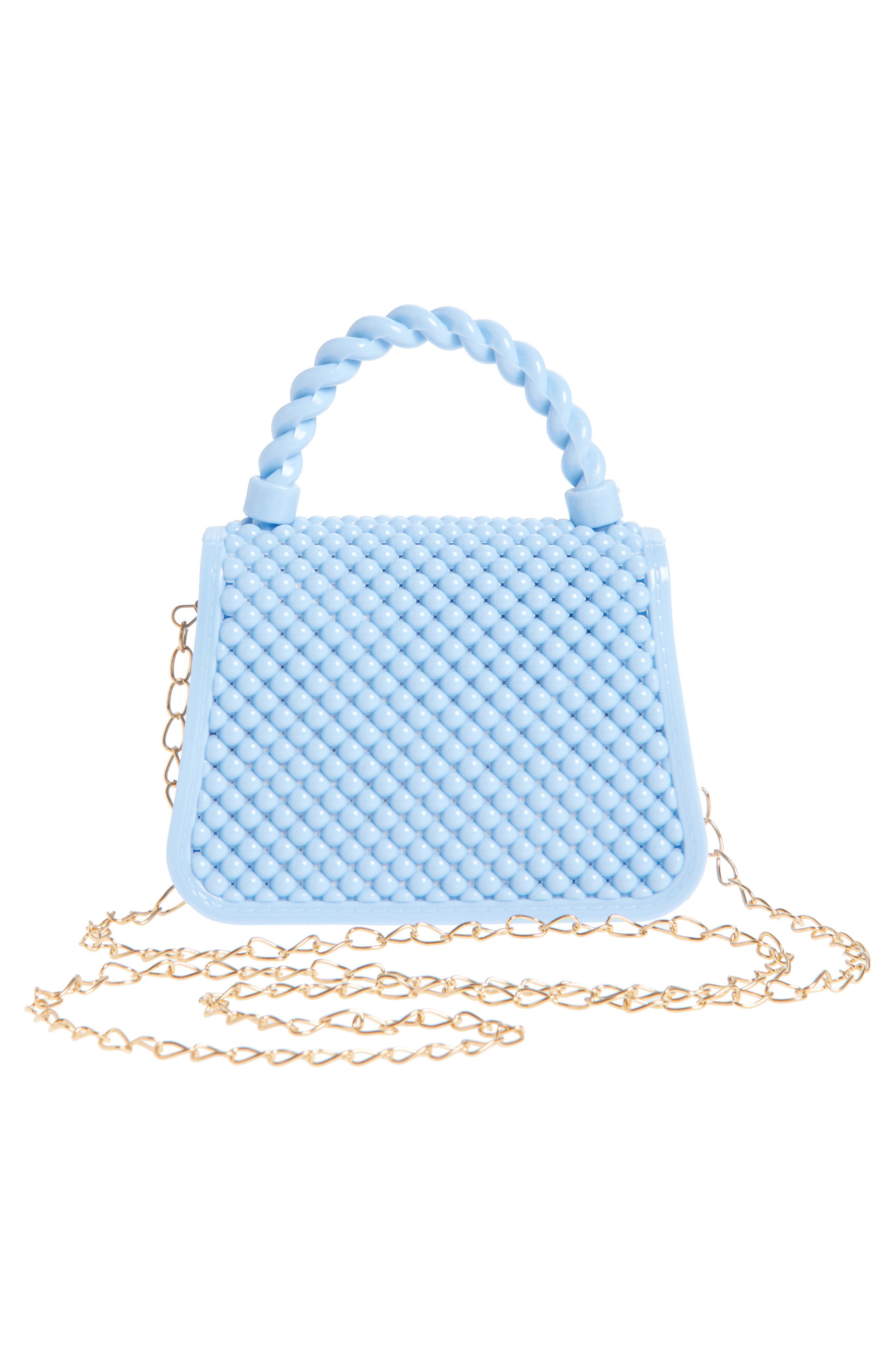 Ruby & Ry Kids' Blue Jelly Top Handle Bag, Alternate, color, Blue