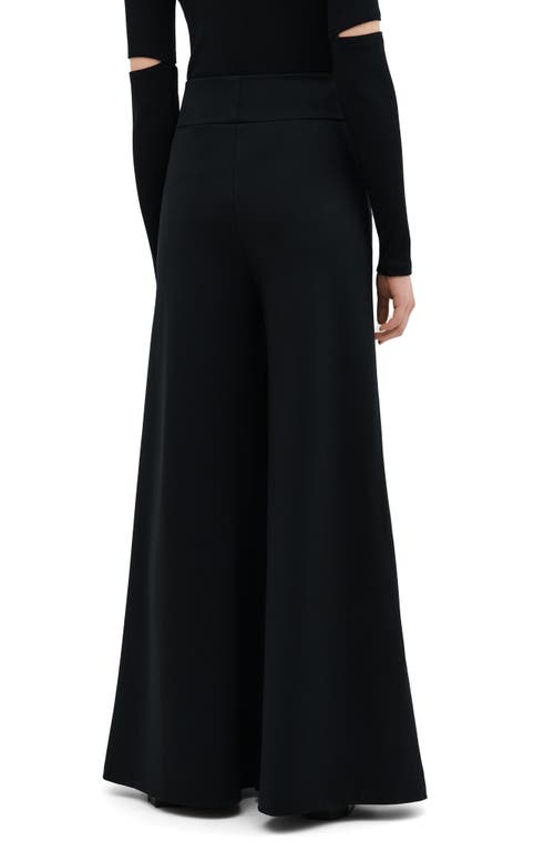 Two Lines By Marcella Barcelona Palazzo Pants In Black