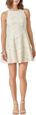 Endless Rose Floral Embroidered Sleeveless Minidress