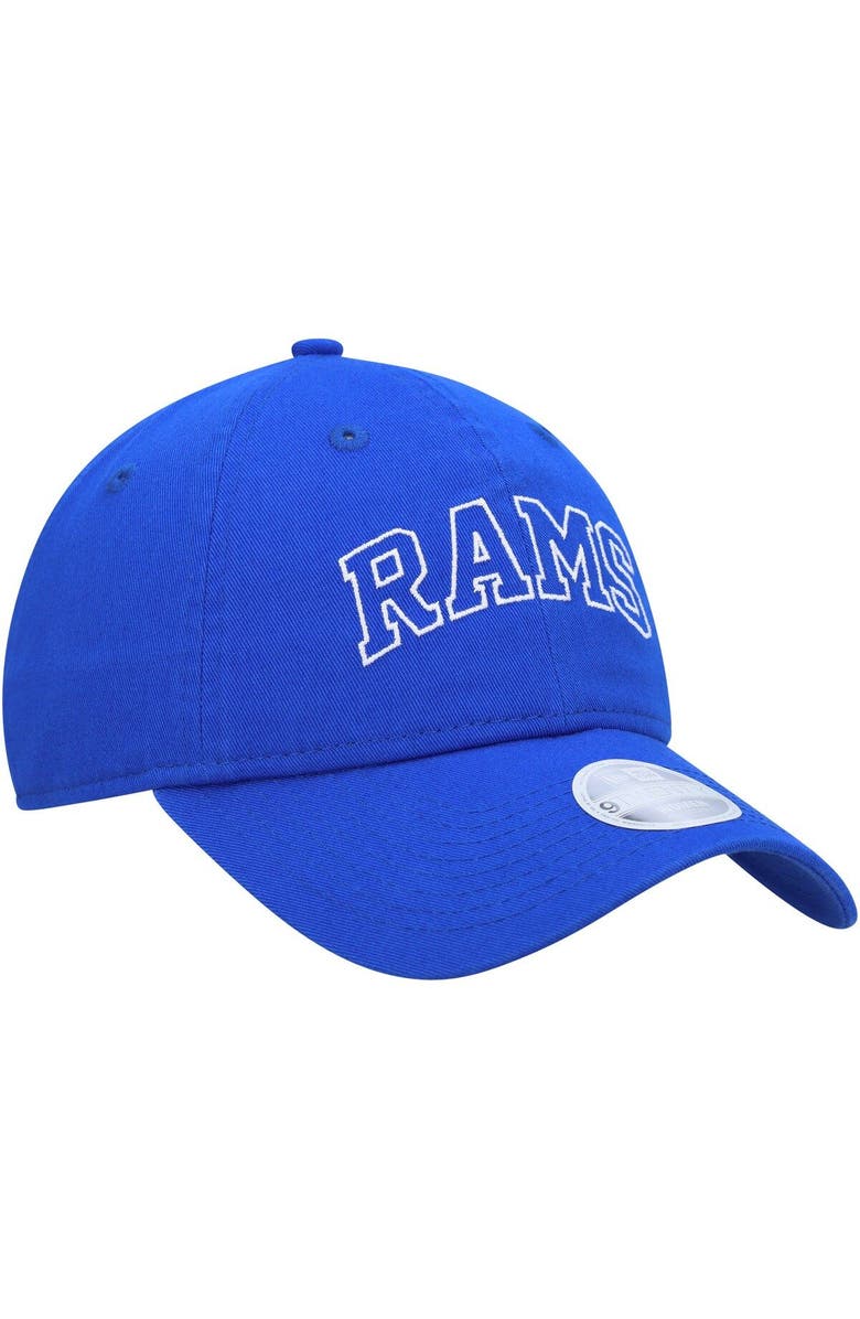 New Era Women's New Era Royal Los Angeles Rams Collegiate 9TWENTY Adjustable Hat, Alternate, color, 