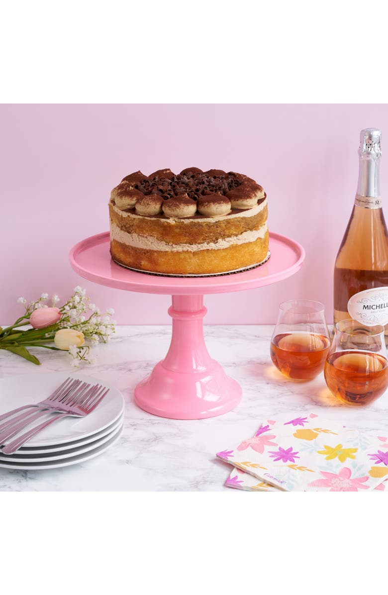 TWINE Melamine Cake Stand in Pink, Alternate, color, Pink