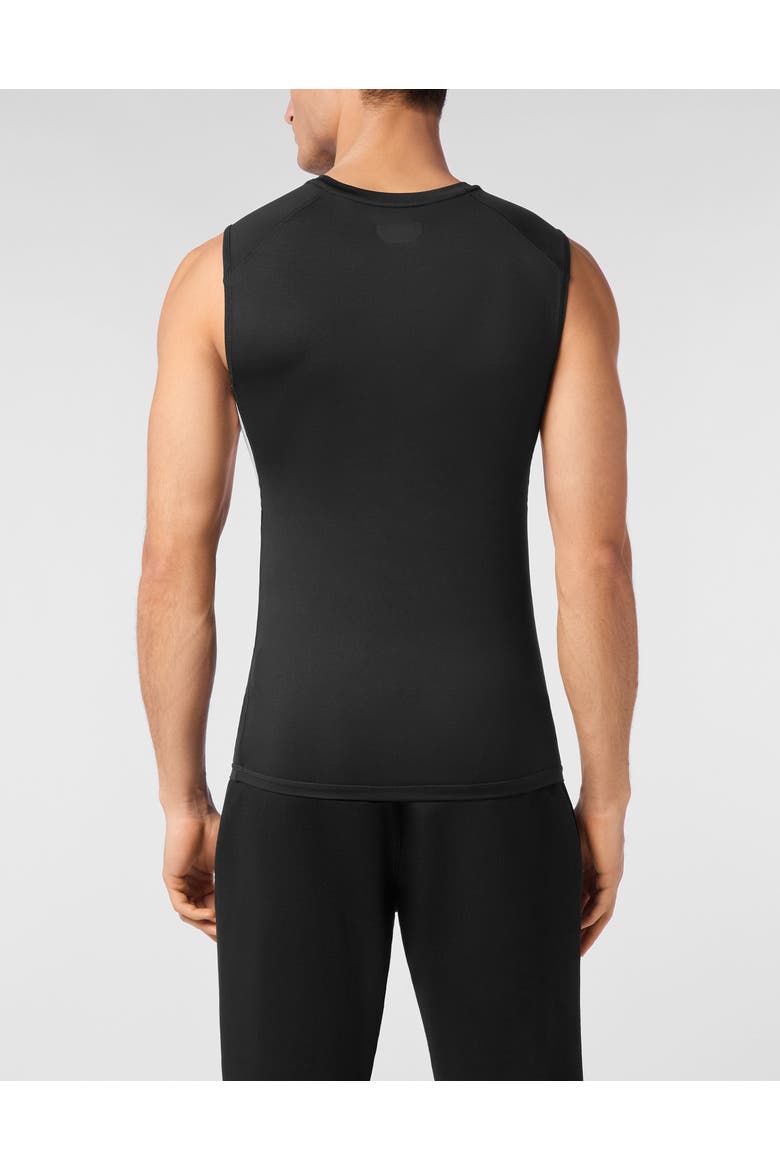 Technical Jersey T-Shirt Sleeveless Men, Alternate, color, black