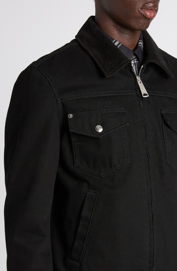 Zip Front Denim Jacket