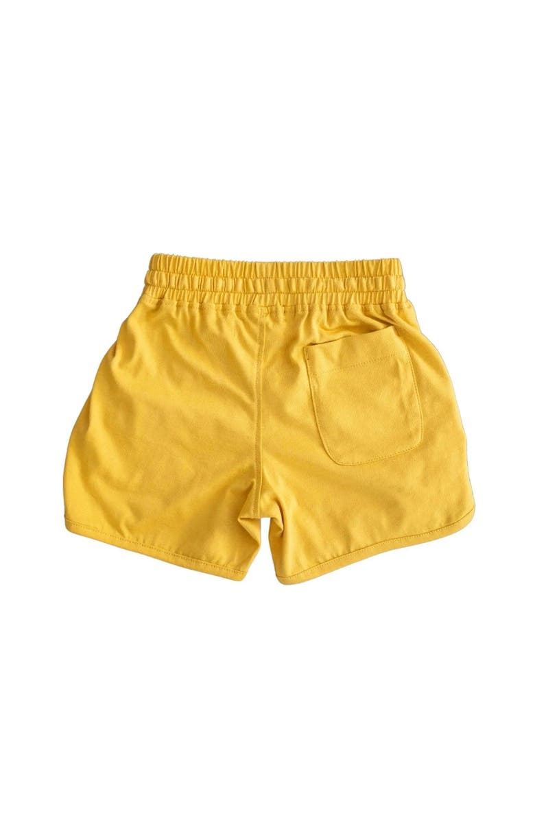 Jackalo Kids' Ollie Organic Cotton Jersey Shorts, Alternate, color, Ochre