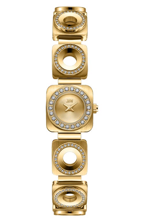 JBW Chasm Bracelet Watch, 18mm in 18K Gold 