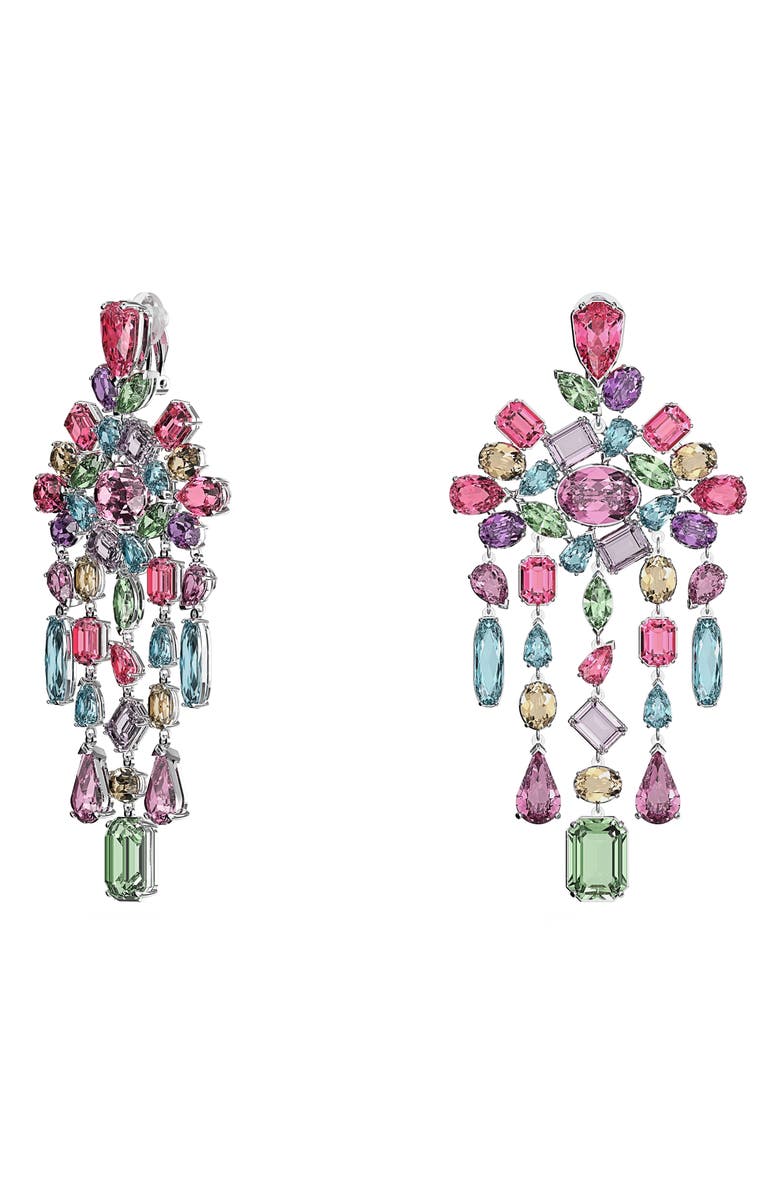 Swarovski Gema Clip-On Earrings, Alternate, color,
