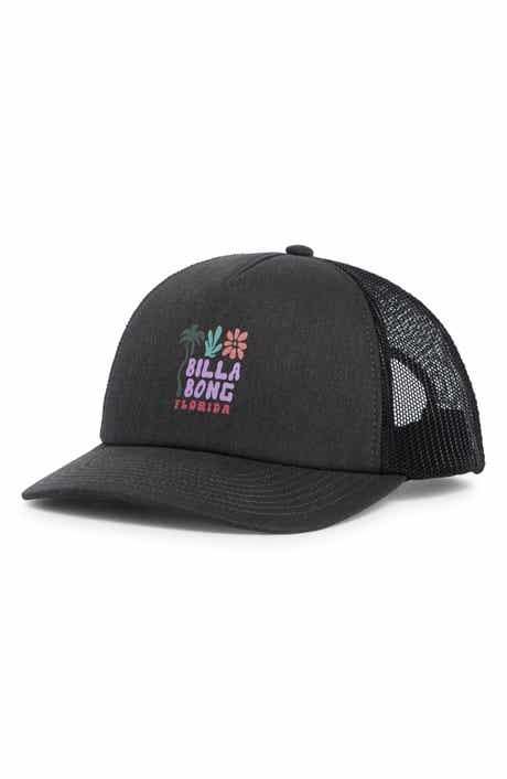 Floral Block Trucker Hat