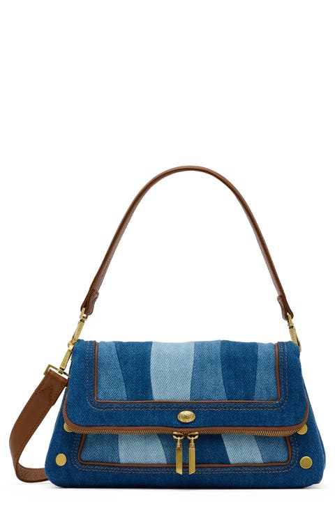 Medium Beverly Denim Shoulder Bag