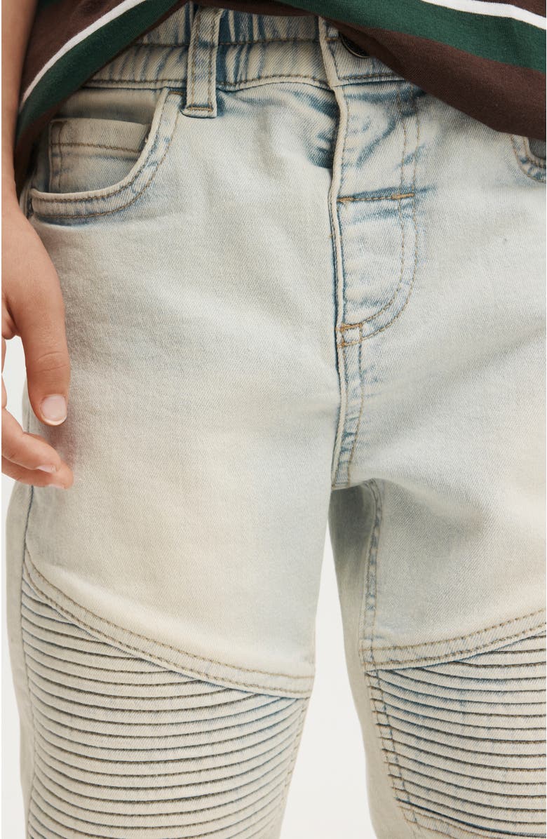 Cotton On Kids Kid's Skinny Fit Moto Jean, Alternate, color, 