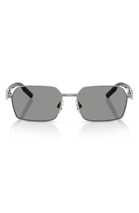 56mm Rectangular Sunglasses