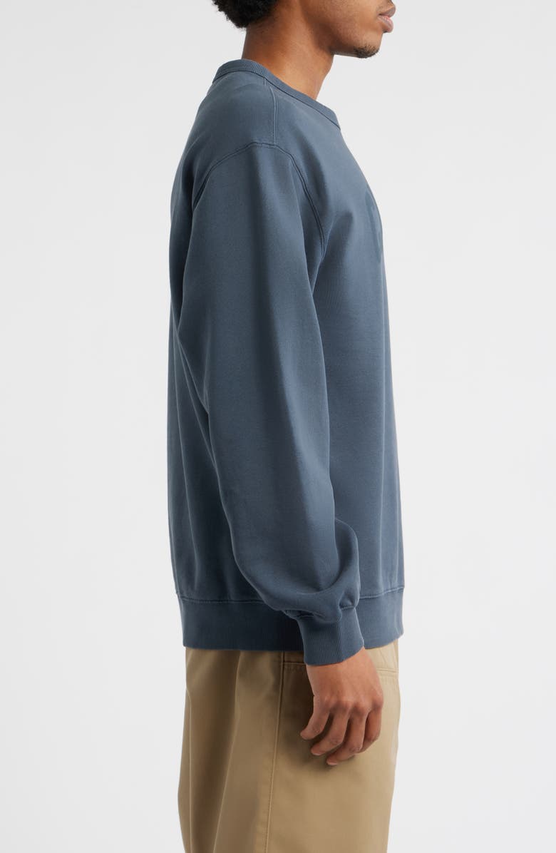 Carhartt Work In Progress Faded Ponds Corps Graphic Sweatshirt, Alternate, color, Deep Night (Heavy Stone Wash)