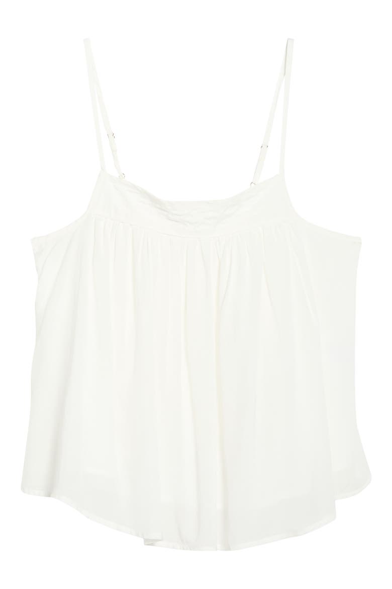 Flowy Cover-Up Camisole, Alternate, color, WHITE
