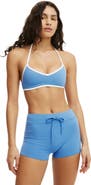COTTON ON BODY Women's Active Ultra Soft Halter Open Back Crop