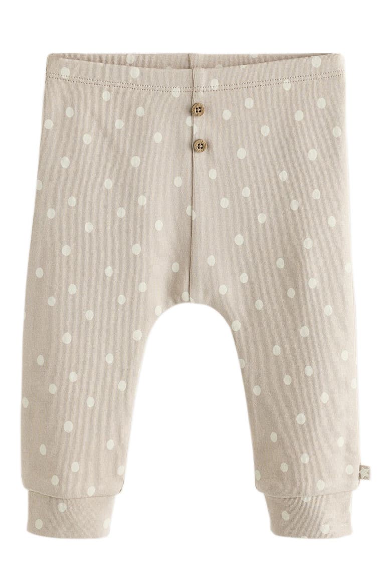 Kids' Peplum Top & Leggings Set, Alternate, color, NEUTRAL