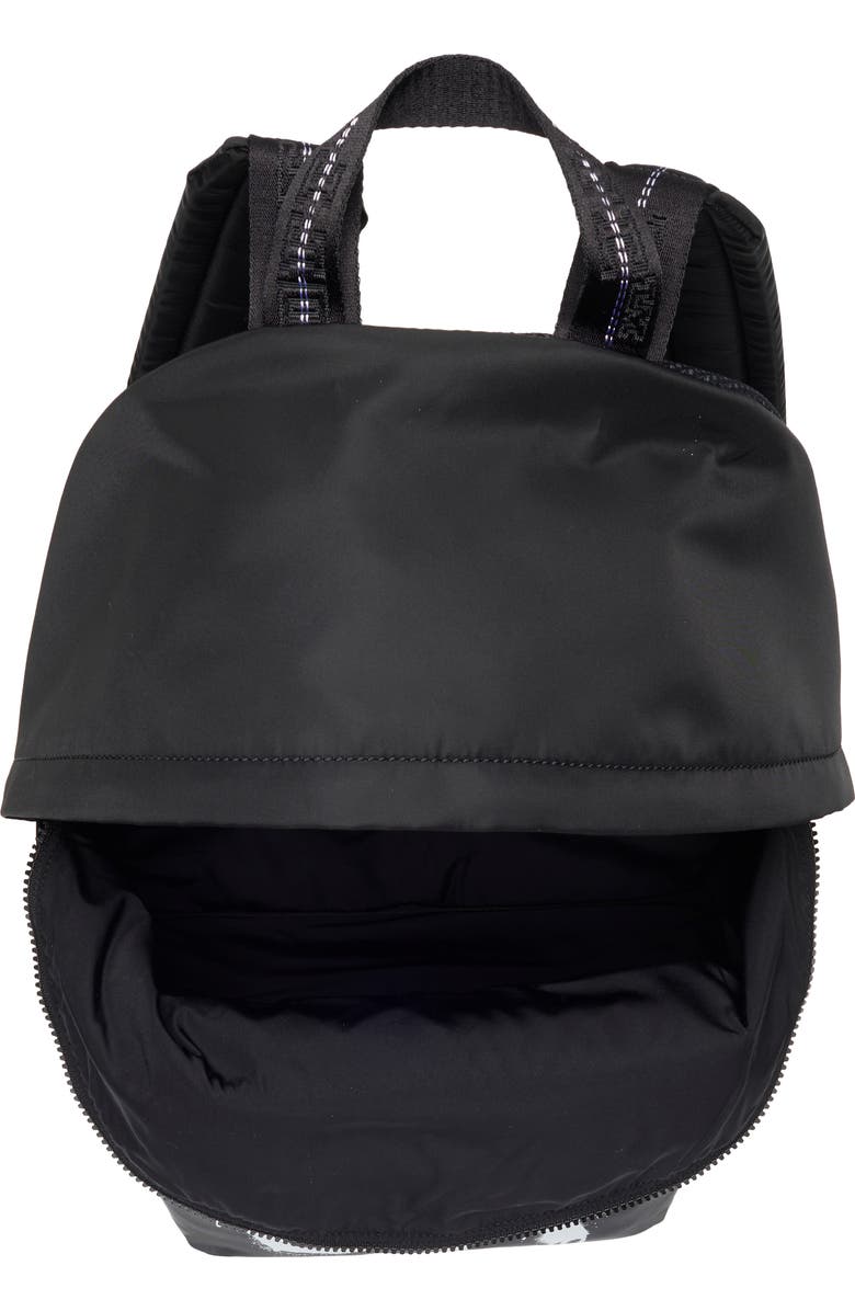 Off-White Diagonal Spray Backpack, Alternate, color, Black/White