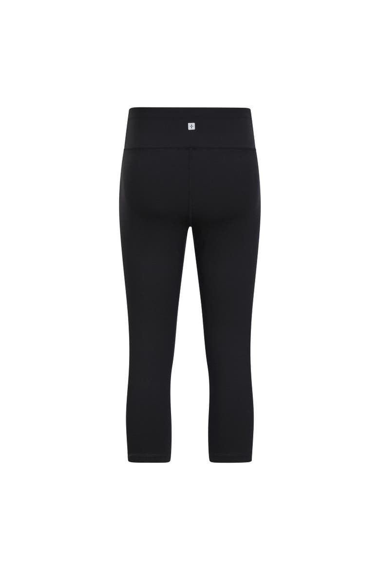 Blackout Capri High Waist Leggings, Alternate, color, Black