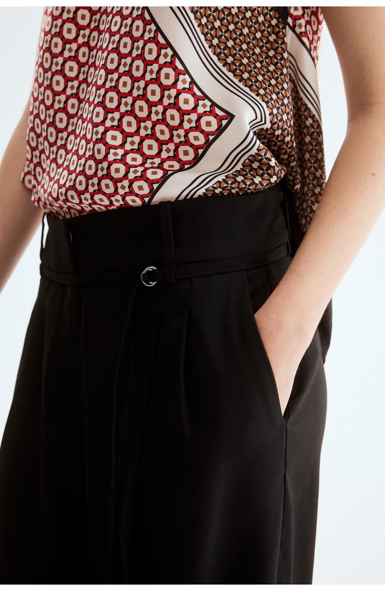 H&M Tailored Trousers, Alternate, color, Black